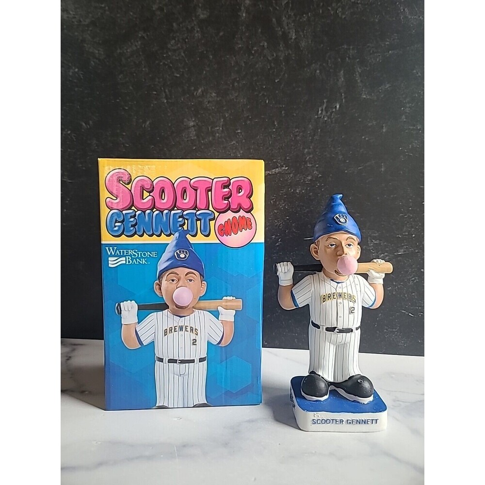2015 Scooter Gennett Gnome Milwaukee Brewers SGA NIB